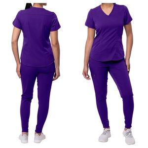 SOLD - Grape Adar Scrub Set XS